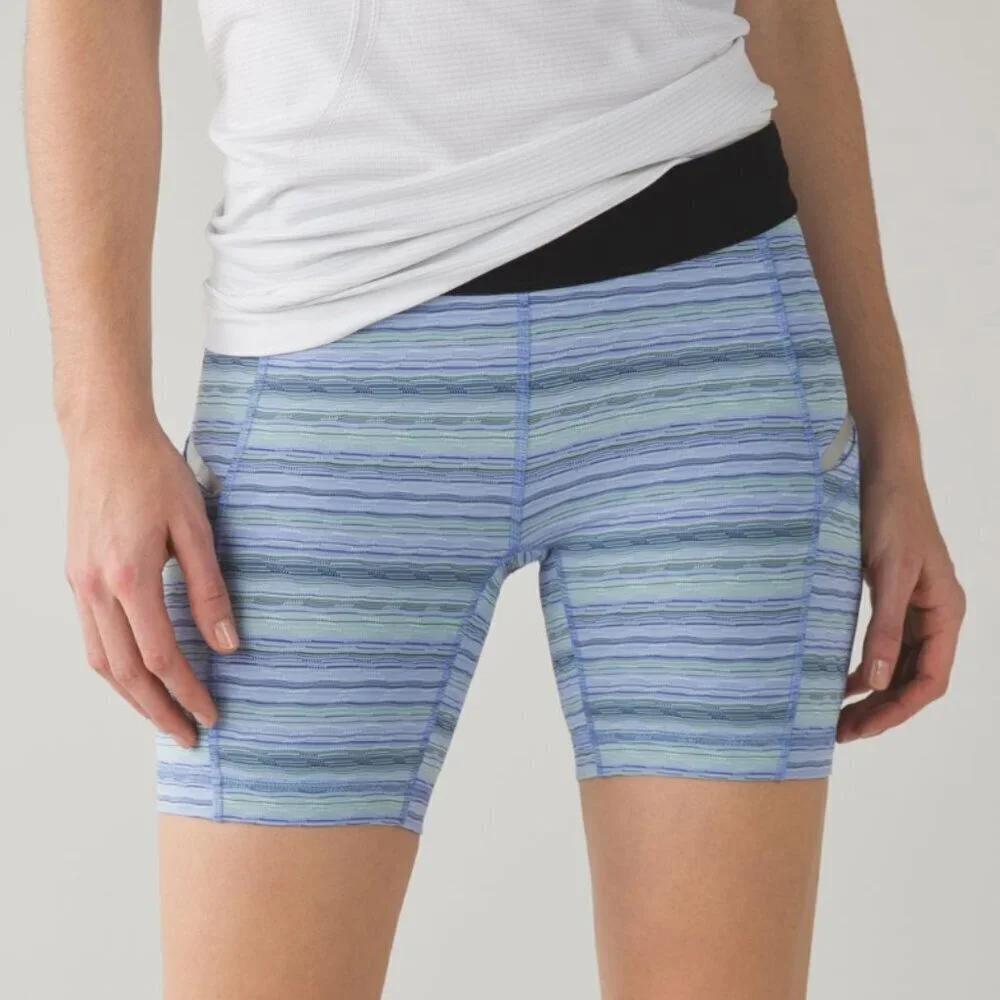 Lululemon What The Sport Short II Space Dye Twist Lullaby Ray